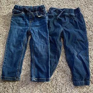 TWO pairs Toddler Boys Pants